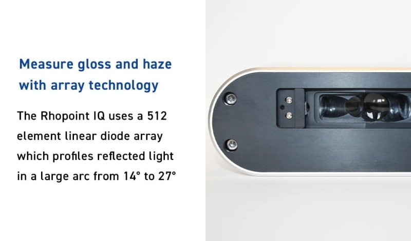 IQ 20/60/85 Gloss Haze DOI Meter - комбиниран уред за измерване на блясък и качеството на покритията