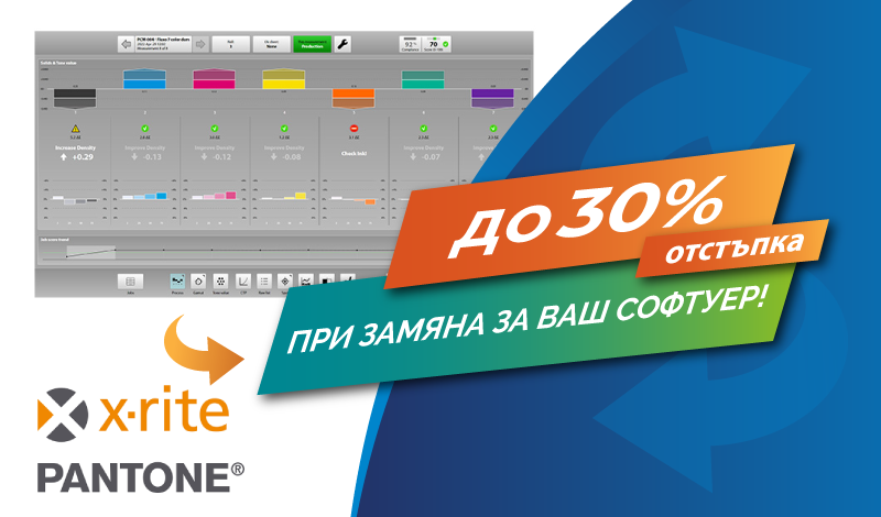 MeasureColor - Софтуер за управление качеството на цвета на печат в реално време 