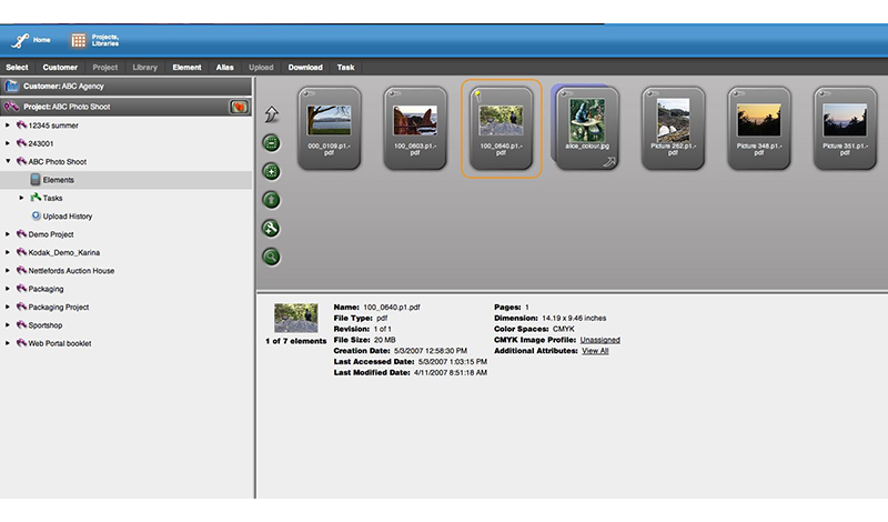 Insite Creative Workflow - портал за обмен на файлове и информация за дизайн екипи
