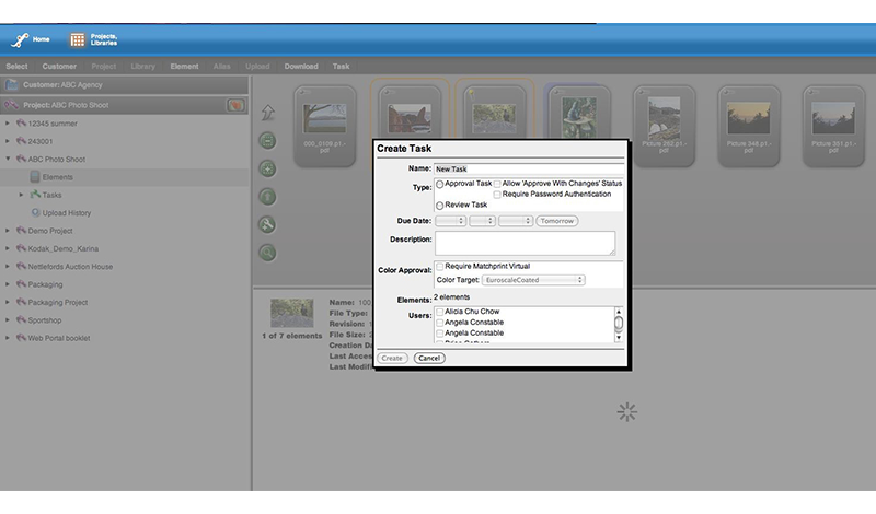Insite Creative Workflow - портал за обмен на файлове и информация за дизайн екипи