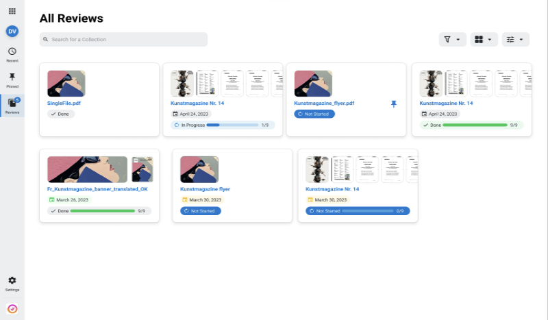 Review - софтуер за онлайн преглед и одобрение от клиента на файлове за печат 