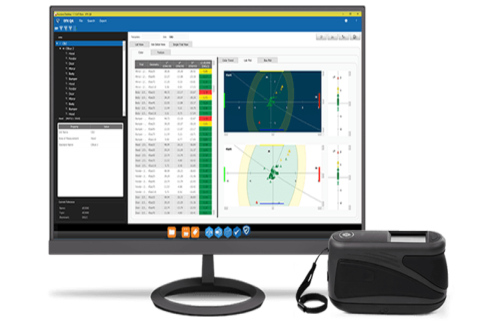 MA-T6 - многоъгълен преносим спектрофотометър с шест точки на измерване